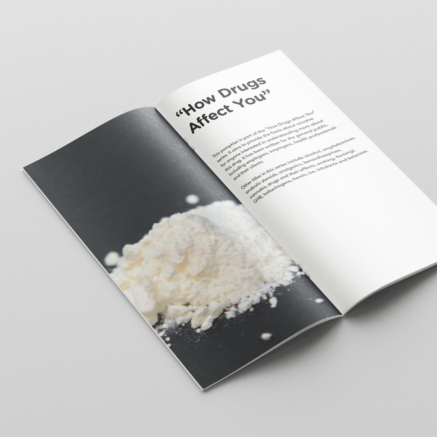 Cocaine. How Drugs Affect You (bundle of 50)