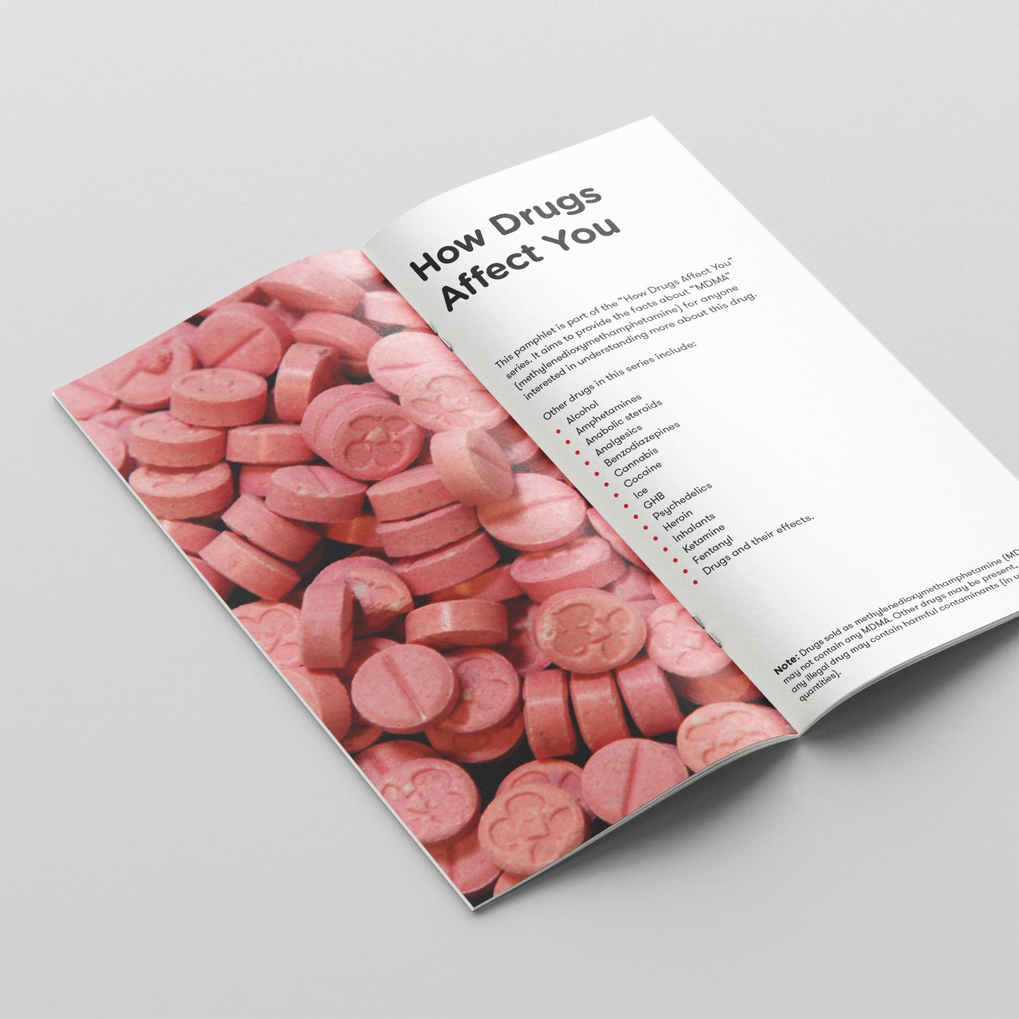 MDMA. How Drugs Affect You (bundle of 50)